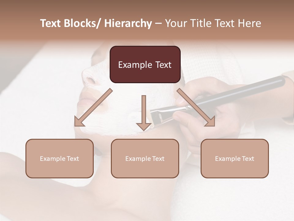 Applying Treatment Woman PowerPoint Template