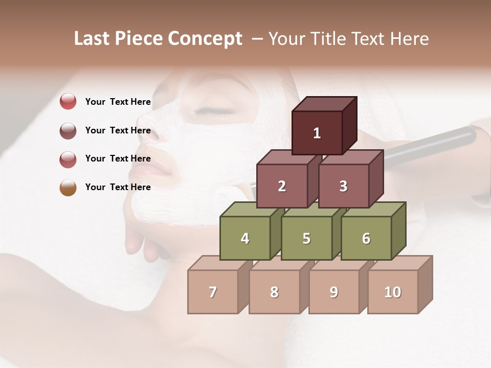 Applying Treatment Woman PowerPoint Template