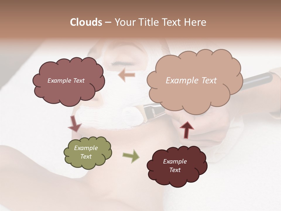 Applying Treatment Woman PowerPoint Template