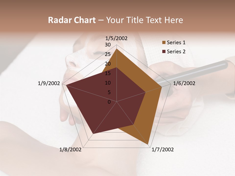 Applying Treatment Woman PowerPoint Template