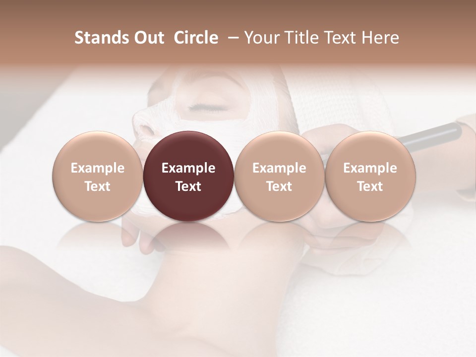 Applying Treatment Woman PowerPoint Template