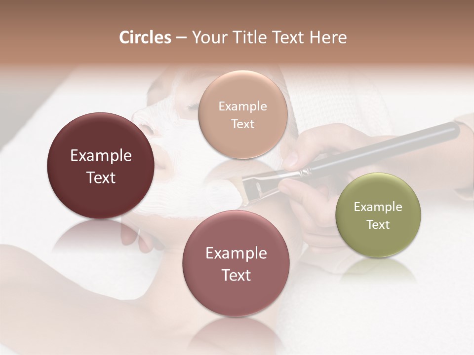 Applying Treatment Woman PowerPoint Template