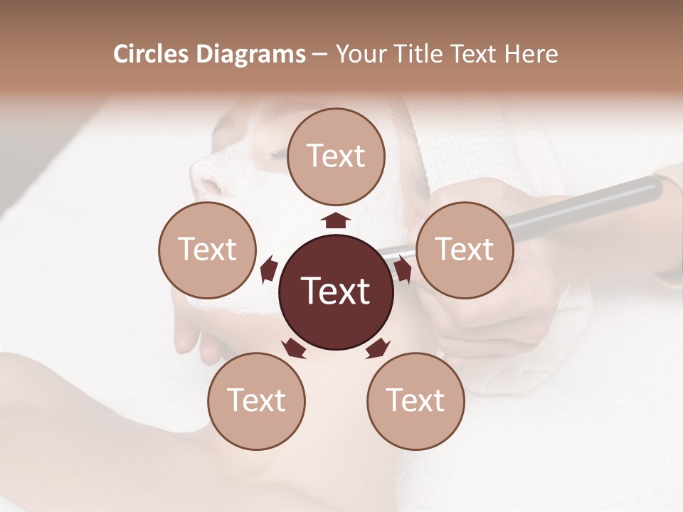 Applying Treatment Woman PowerPoint Template