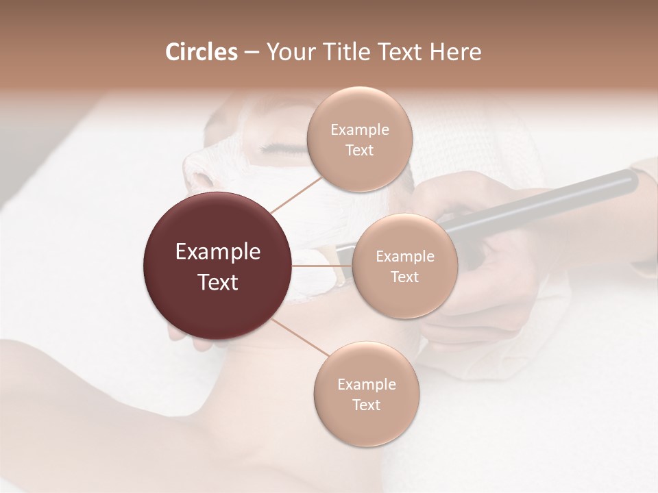 Applying Treatment Woman PowerPoint Template