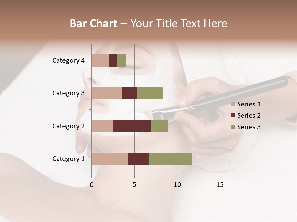 Applying Treatment Woman PowerPoint Template