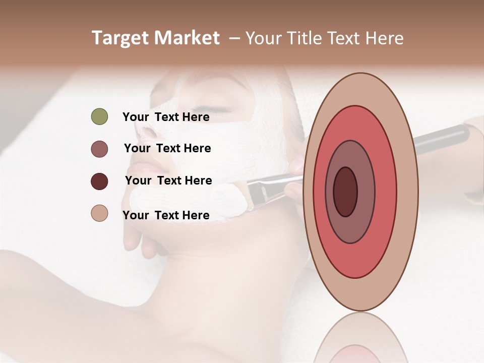 Applying Treatment Woman PowerPoint Template