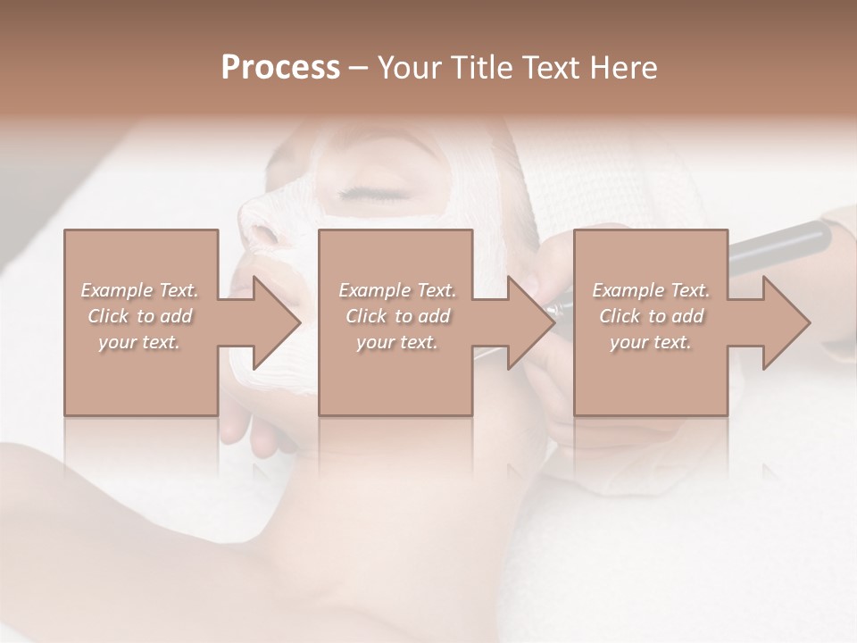 Applying Treatment Woman PowerPoint Template