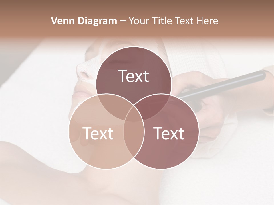 Applying Treatment Woman PowerPoint Template