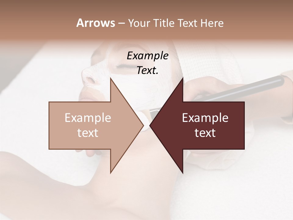 Applying Treatment Woman PowerPoint Template