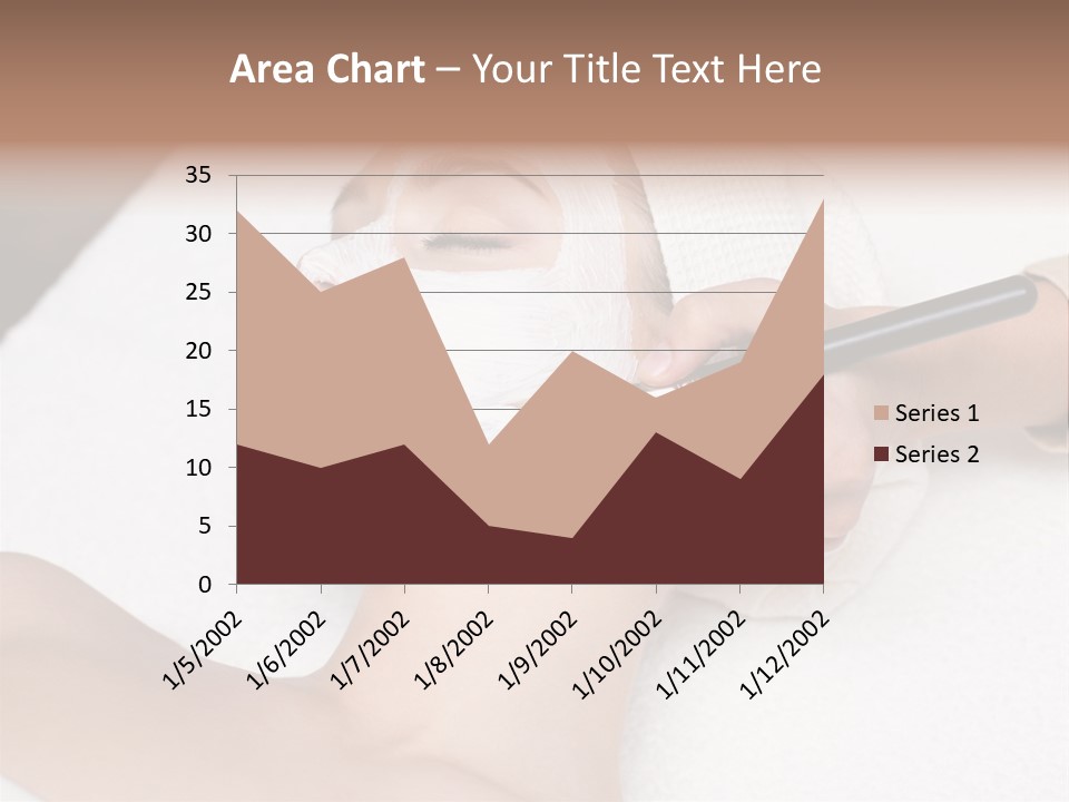 Applying Treatment Woman PowerPoint Template