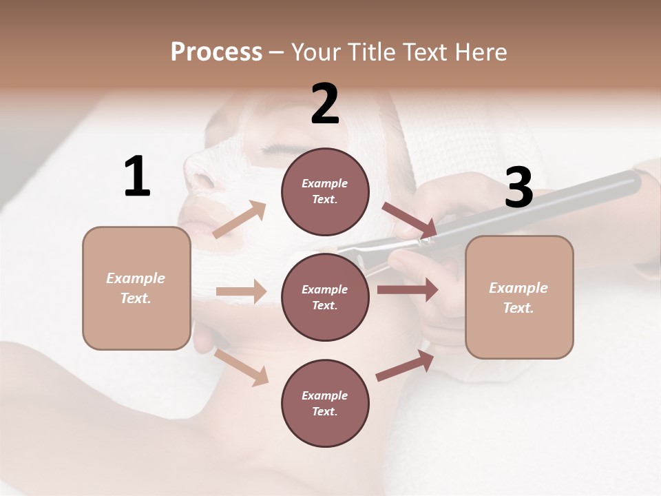 Applying Treatment Woman PowerPoint Template