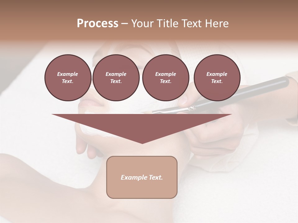 Applying Treatment Woman PowerPoint Template