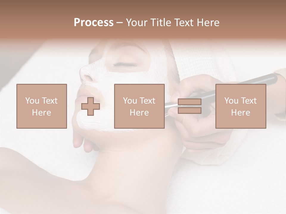 Applying Treatment Woman PowerPoint Template