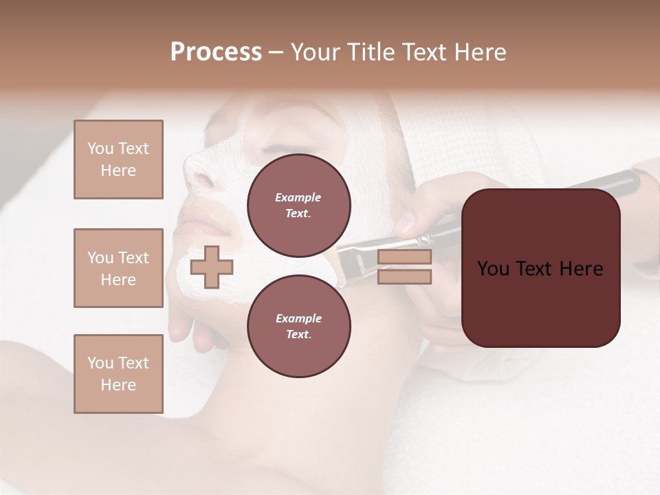 Applying Treatment Woman PowerPoint Template