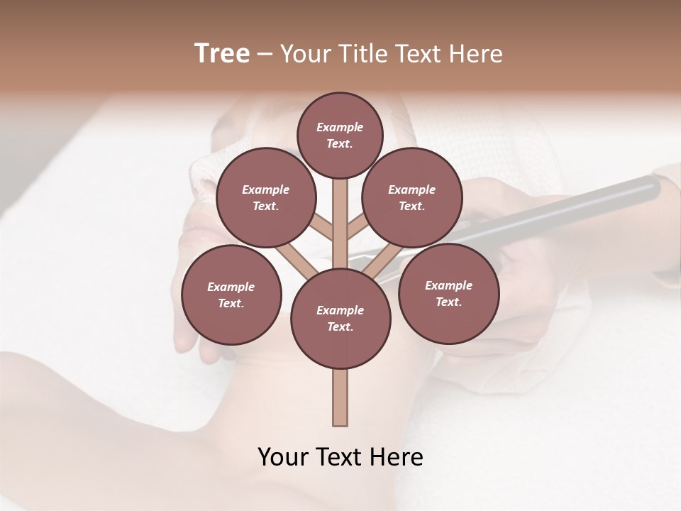 Applying Treatment Woman PowerPoint Template