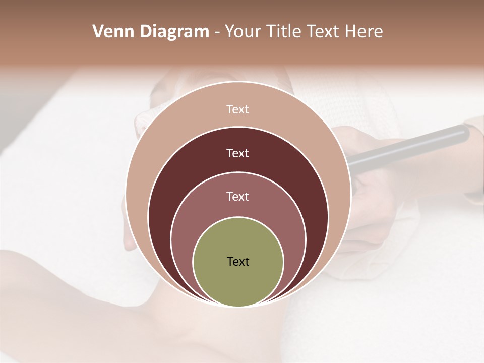Applying Treatment Woman PowerPoint Template