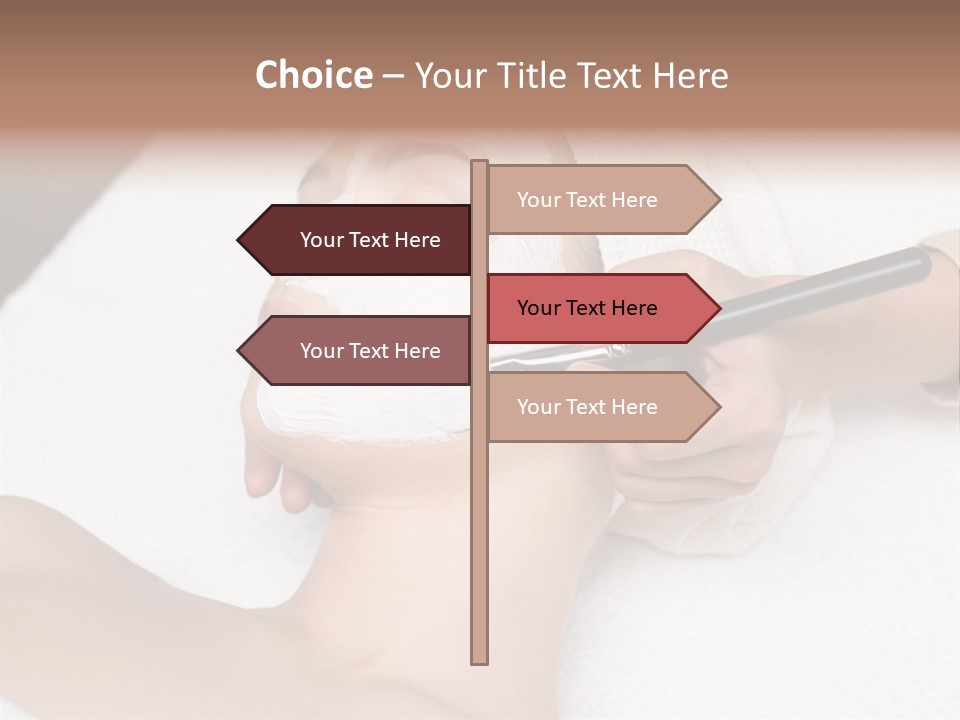 Applying Treatment Woman PowerPoint Template