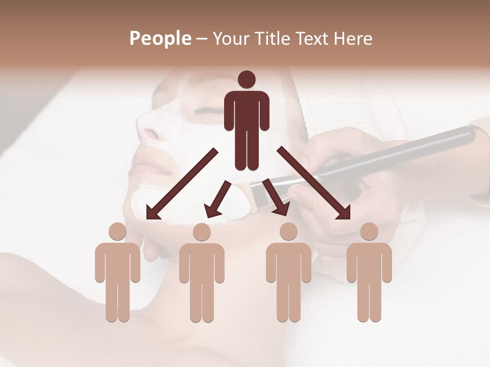 Applying Treatment Woman PowerPoint Template