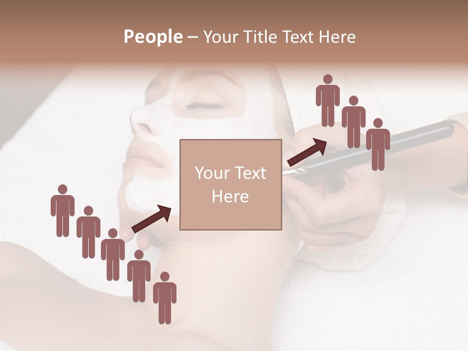 Applying Treatment Woman PowerPoint Template