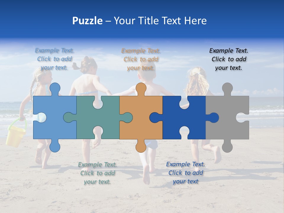 Enjoying Back To Camera Boy PowerPoint Template