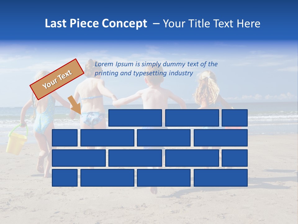 Enjoying Back To Camera Boy PowerPoint Template