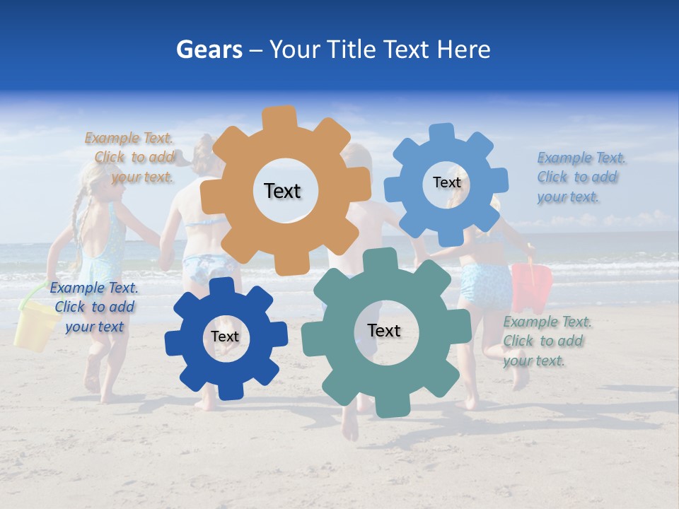 Enjoying Back To Camera Boy PowerPoint Template