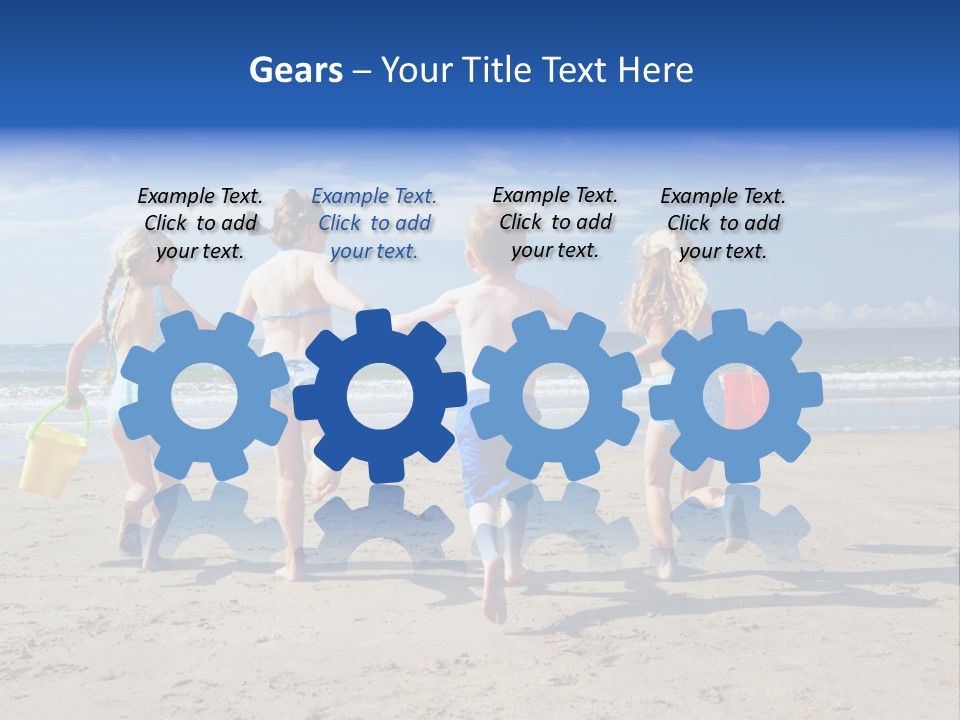 Enjoying Back To Camera Boy PowerPoint Template