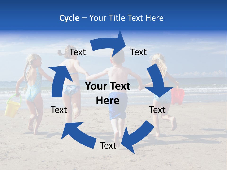 Enjoying Back To Camera Boy PowerPoint Template