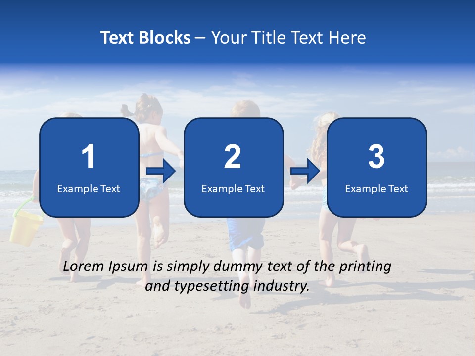 Enjoying Back To Camera Boy PowerPoint Template