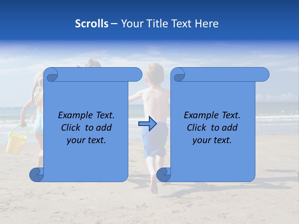 Enjoying Back To Camera Boy PowerPoint Template