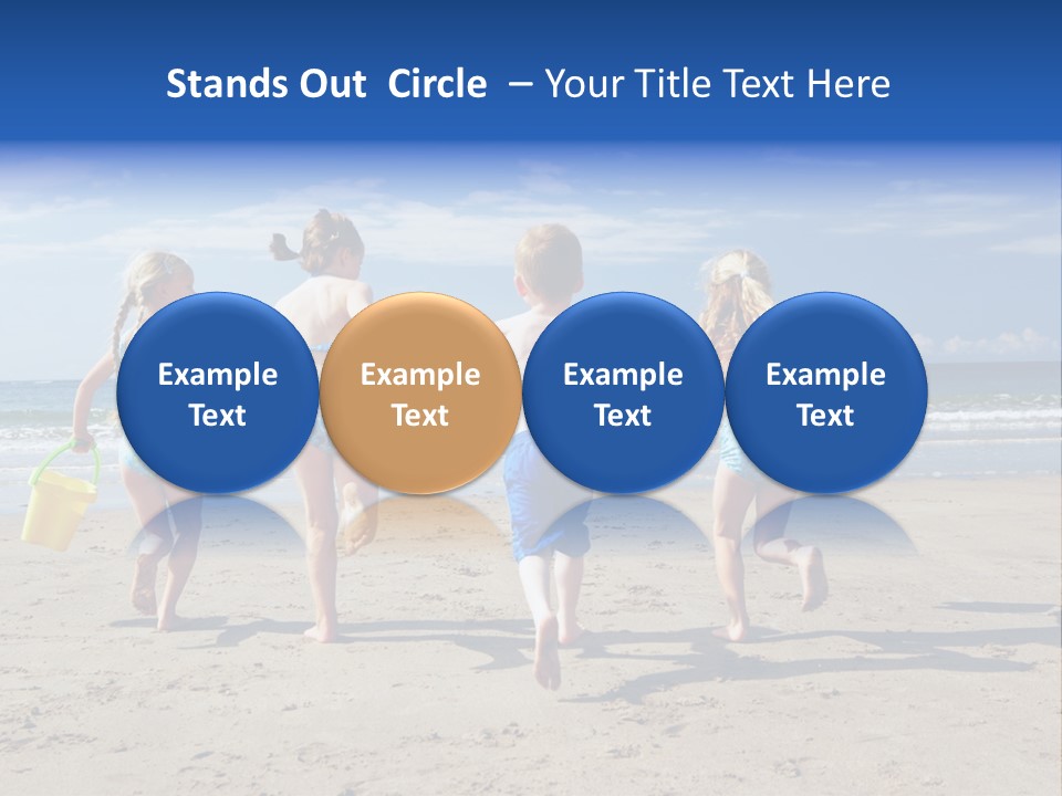 Enjoying Back To Camera Boy PowerPoint Template