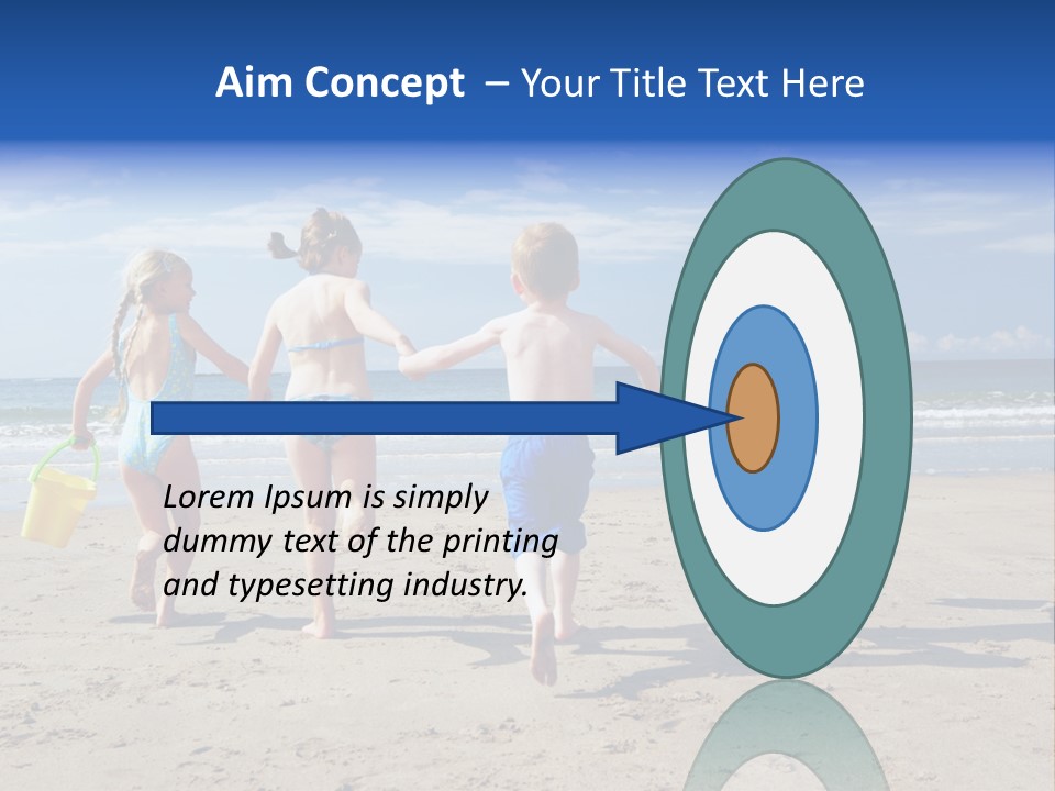 Enjoying Back To Camera Boy PowerPoint Template