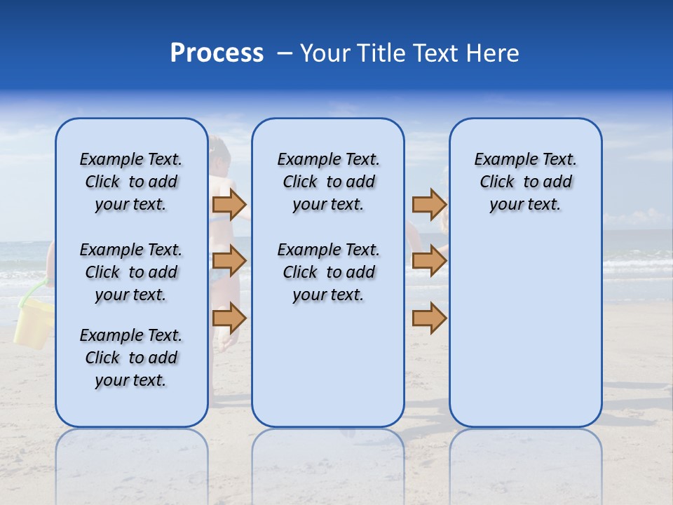 Enjoying Back To Camera Boy PowerPoint Template