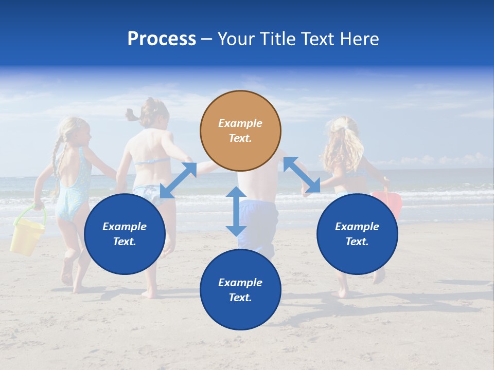 Enjoying Back To Camera Boy PowerPoint Template