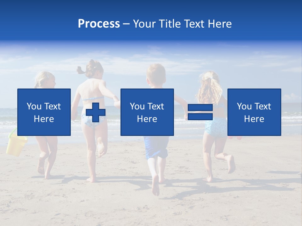 Enjoying Back To Camera Boy PowerPoint Template
