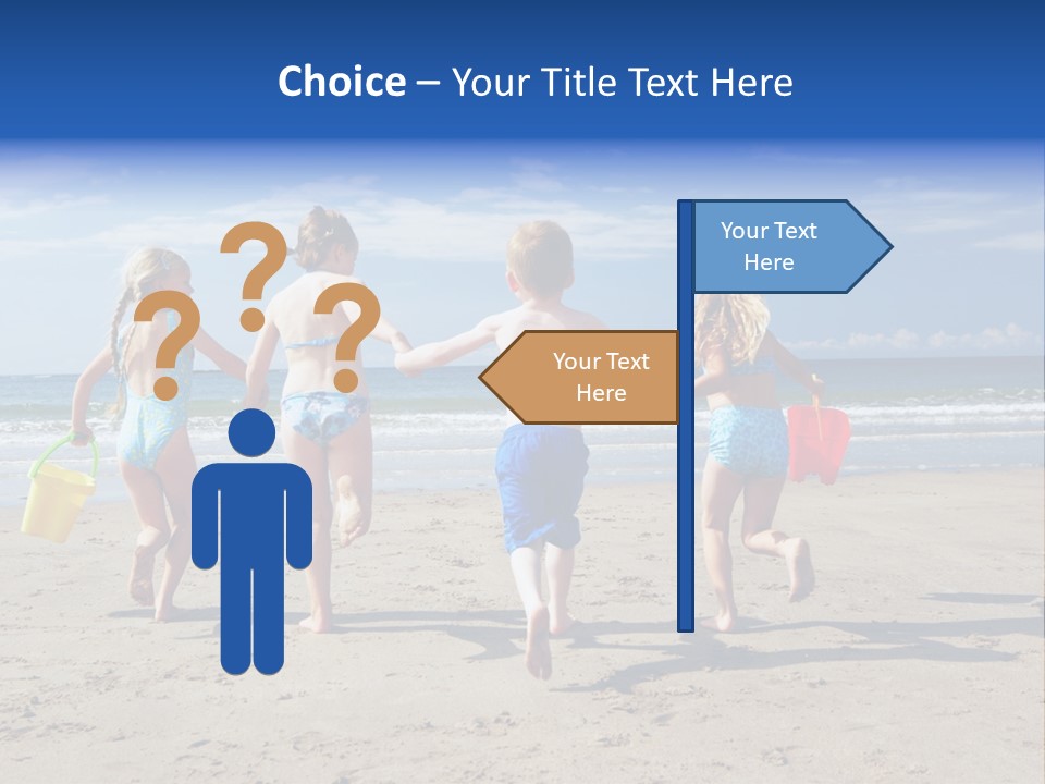 Enjoying Back To Camera Boy PowerPoint Template