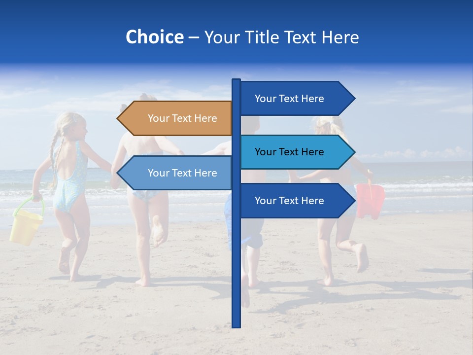 Enjoying Back To Camera Boy PowerPoint Template