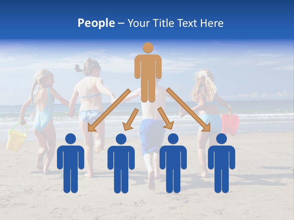 Enjoying Back To Camera Boy PowerPoint Template