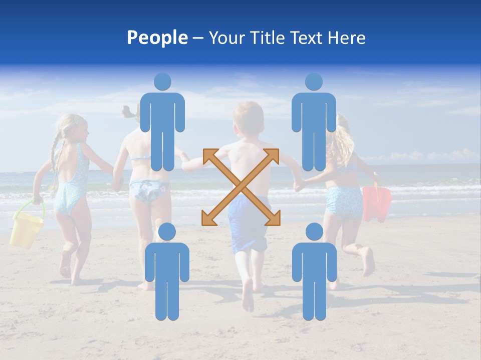 Enjoying Back To Camera Boy PowerPoint Template