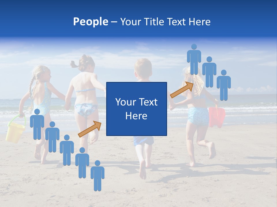 Enjoying Back To Camera Boy PowerPoint Template