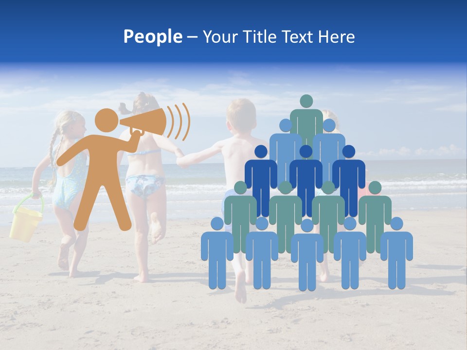 Enjoying Back To Camera Boy PowerPoint Template