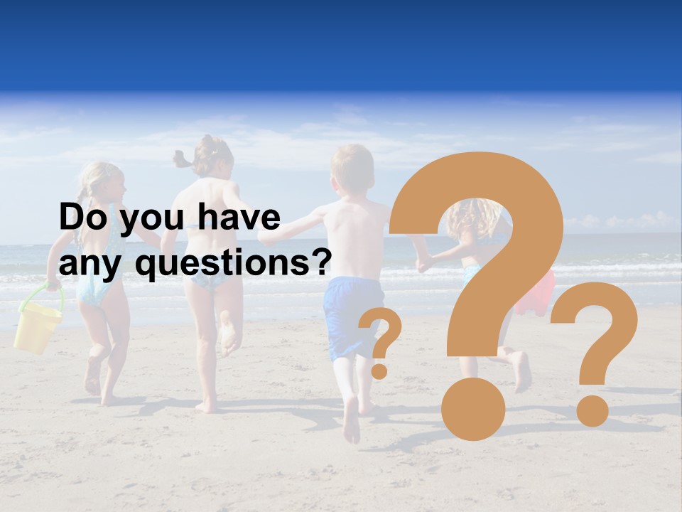 Enjoying Back To Camera Boy PowerPoint Template