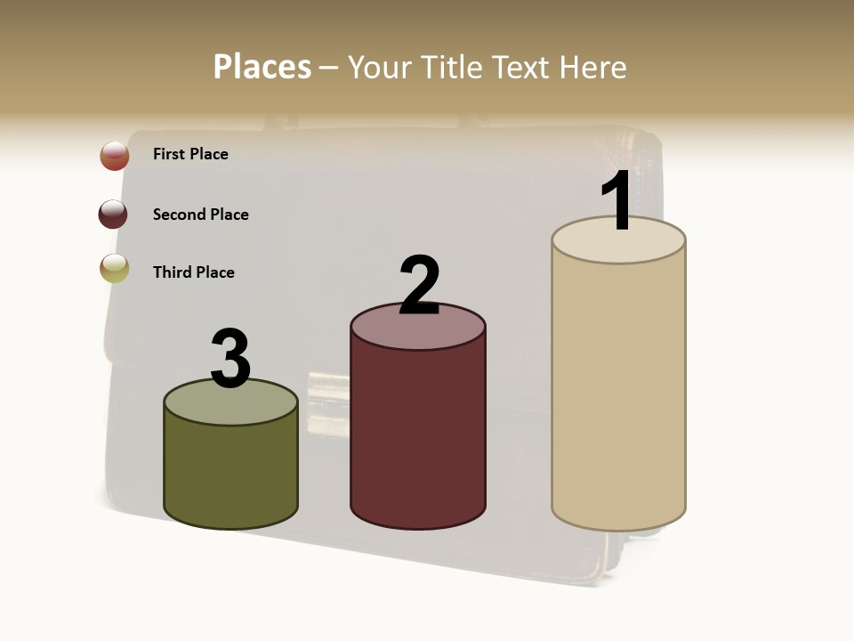 Packing Briefcase Antique PowerPoint Template