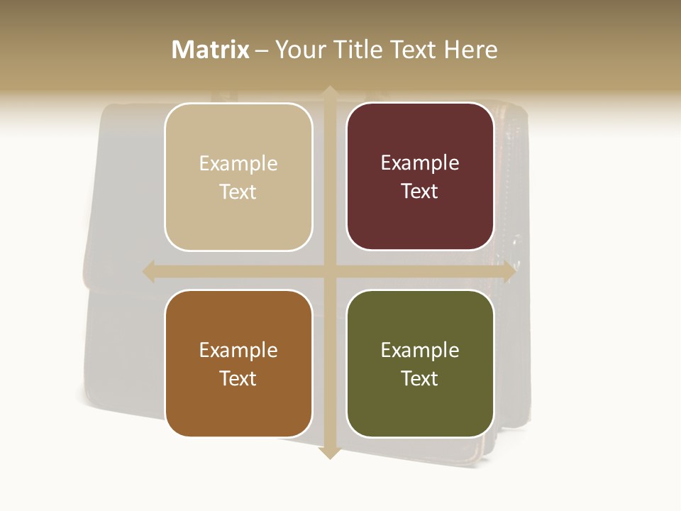 Packing Briefcase Antique PowerPoint Template