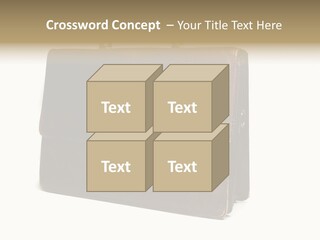 Packing Briefcase Antique PowerPoint Template