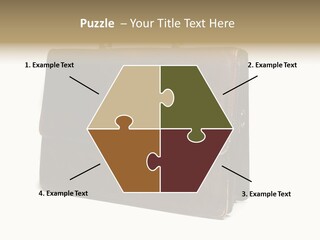 Packing Briefcase Antique PowerPoint Template