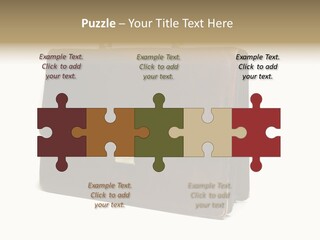 Packing Briefcase Antique PowerPoint Template