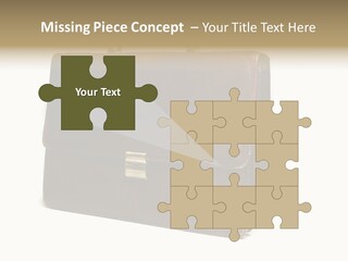 Packing Briefcase Antique PowerPoint Template