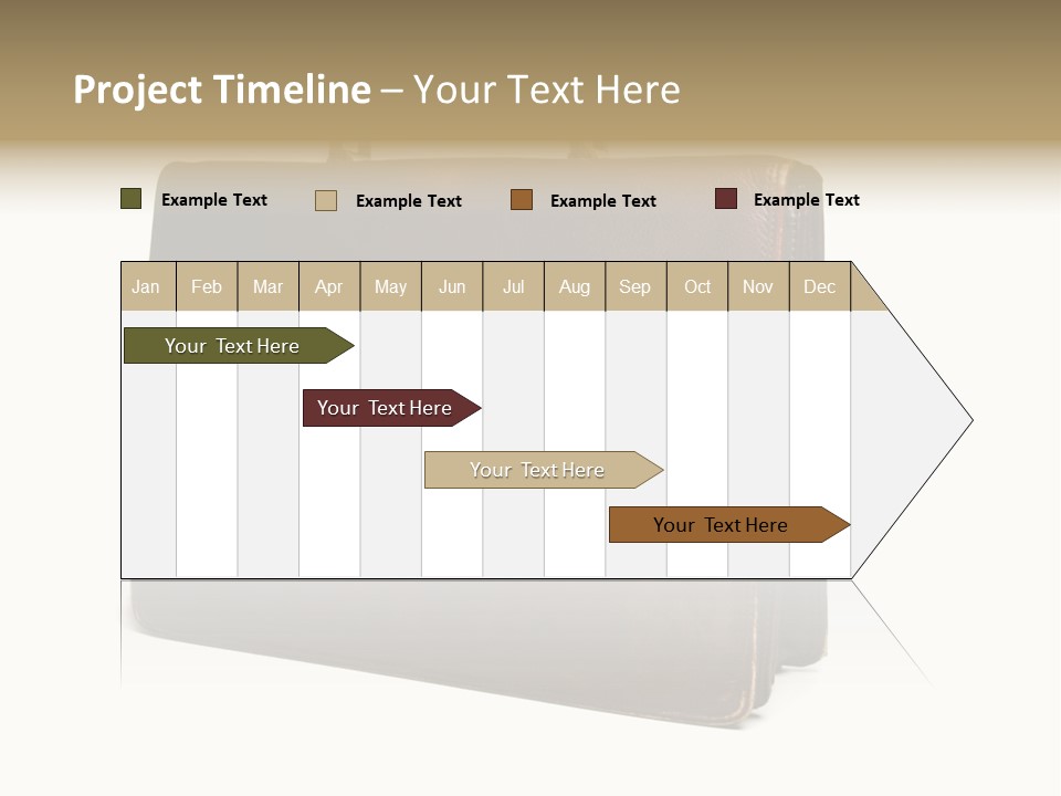 Packing Briefcase Antique PowerPoint Template