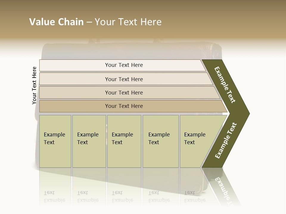 Packing Briefcase Antique PowerPoint Template